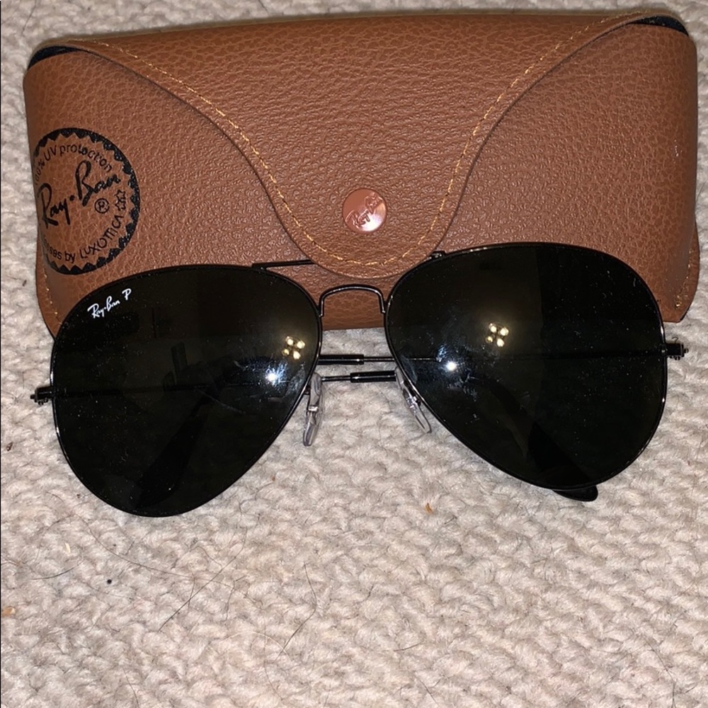 Polarized ray ban aviators